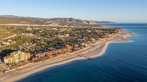 Coastline of Baja California Sur, future site of Palmas Pickleball Resort and Academy