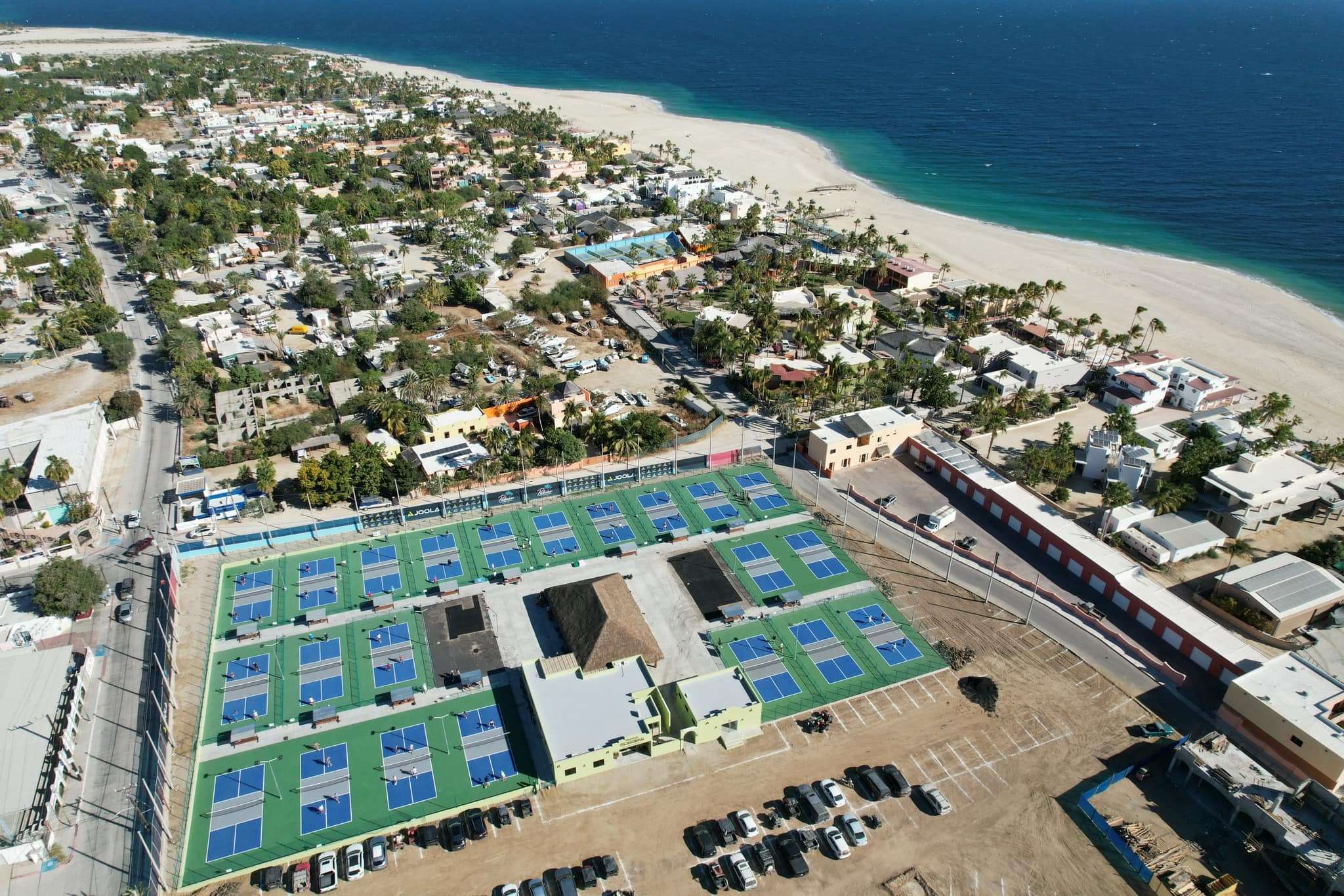 Palmas Pickleball Resort Los Barilles Baja Mexico Aerial Photo