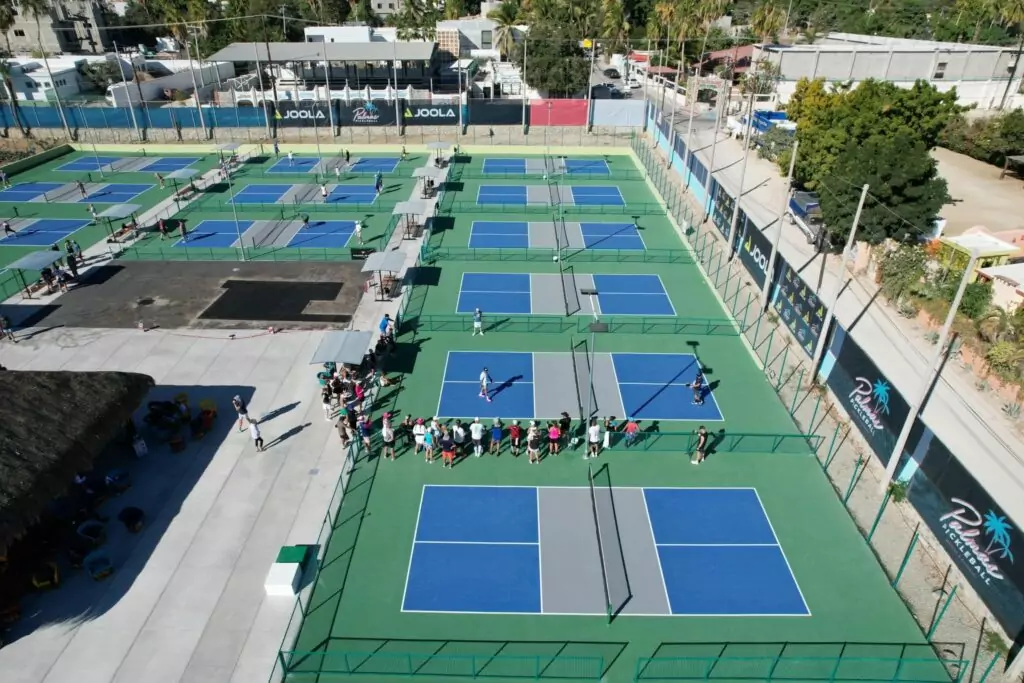 Palmas Pickleball Resort Los Barilles Baja Mexico Aerial Photo