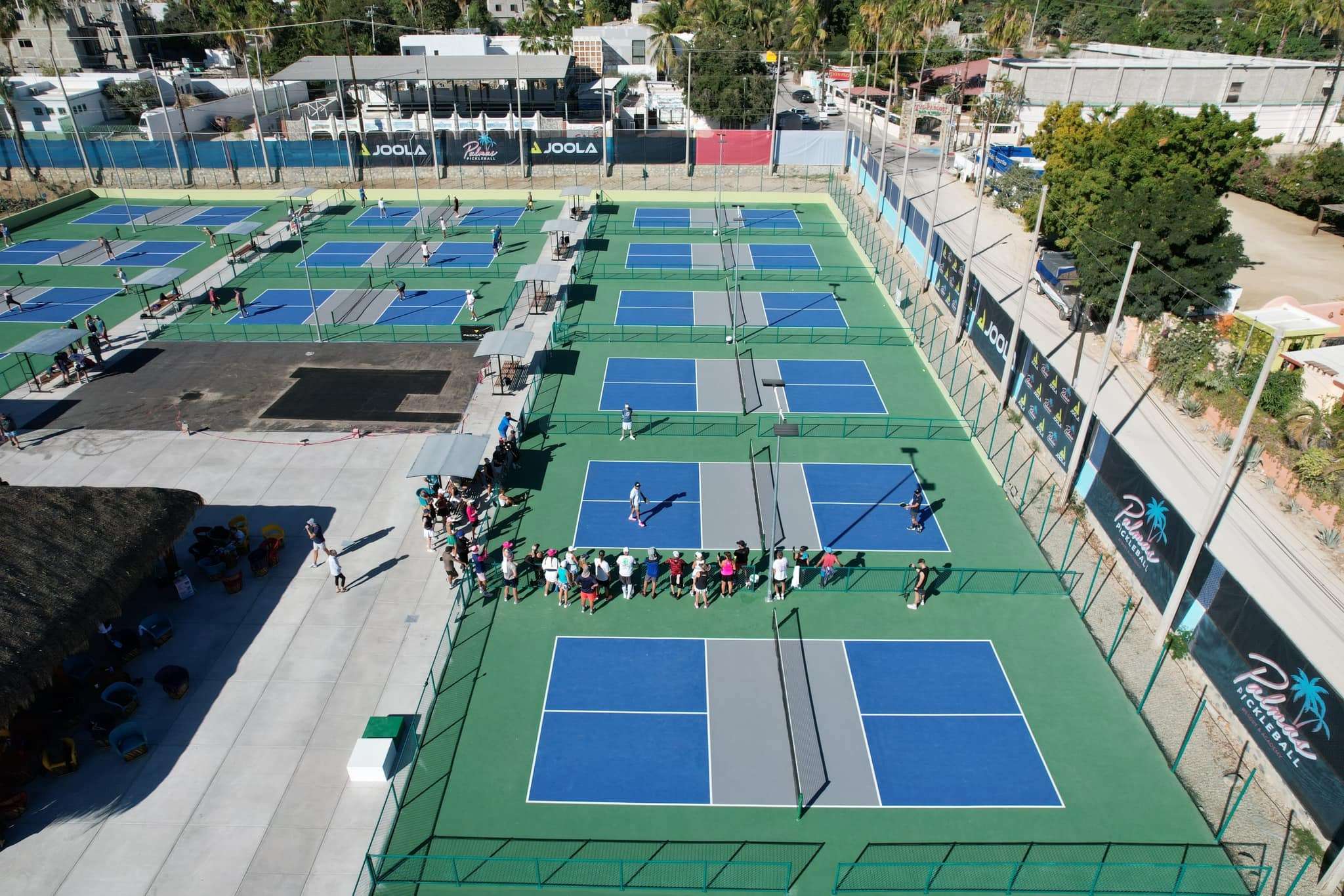 Palmas Pickleball Resort Los Barilles Baja Mexico Aerial Photo